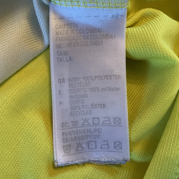 Adidas Colombia Soccer Jersey Mens Small 2018 World Cup Home Football Kit - Picture 9 of 10